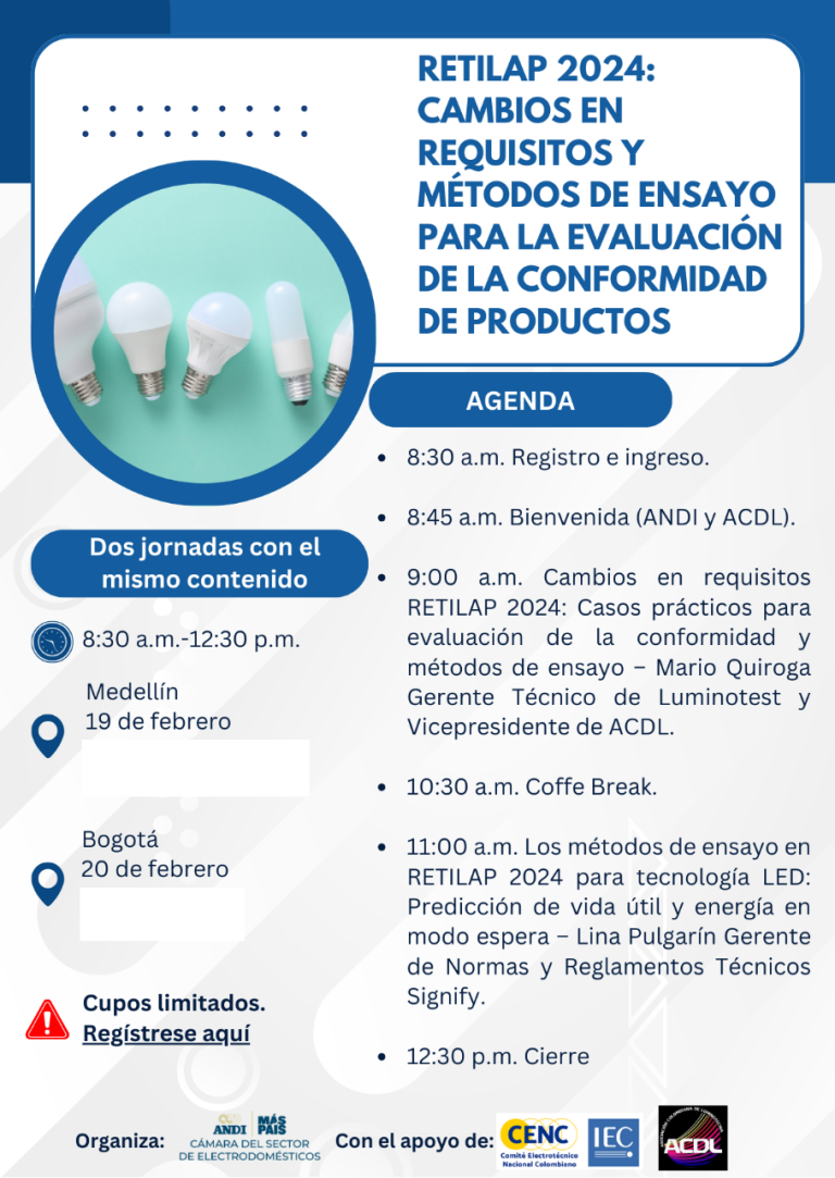 Actualización RETILAP 2024 – Medellín