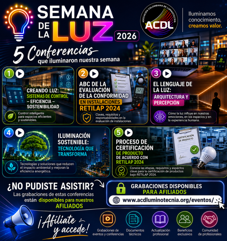 Conferencias desarrolladas durante la Semana de la Luz